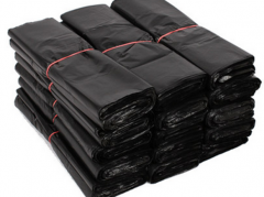 Plastic garbage bags